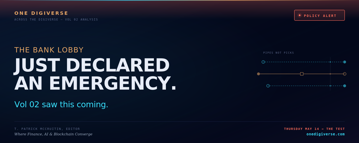 The Bank Lobby Just Declared an Emergency — Senate Banking Committee CLARITY Act markup analysis